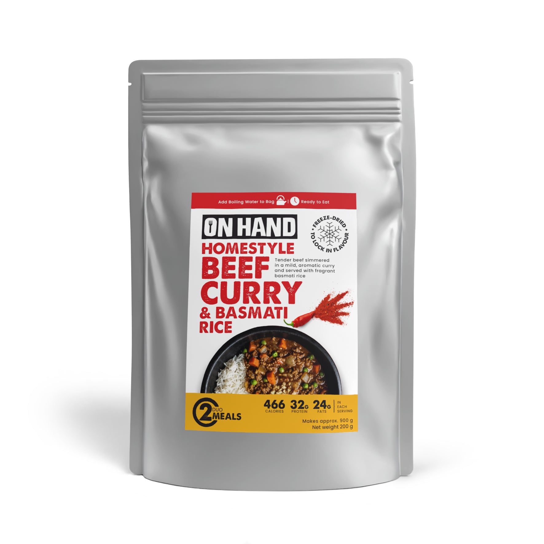 Homestyle Beef Curry & Basmati Rice