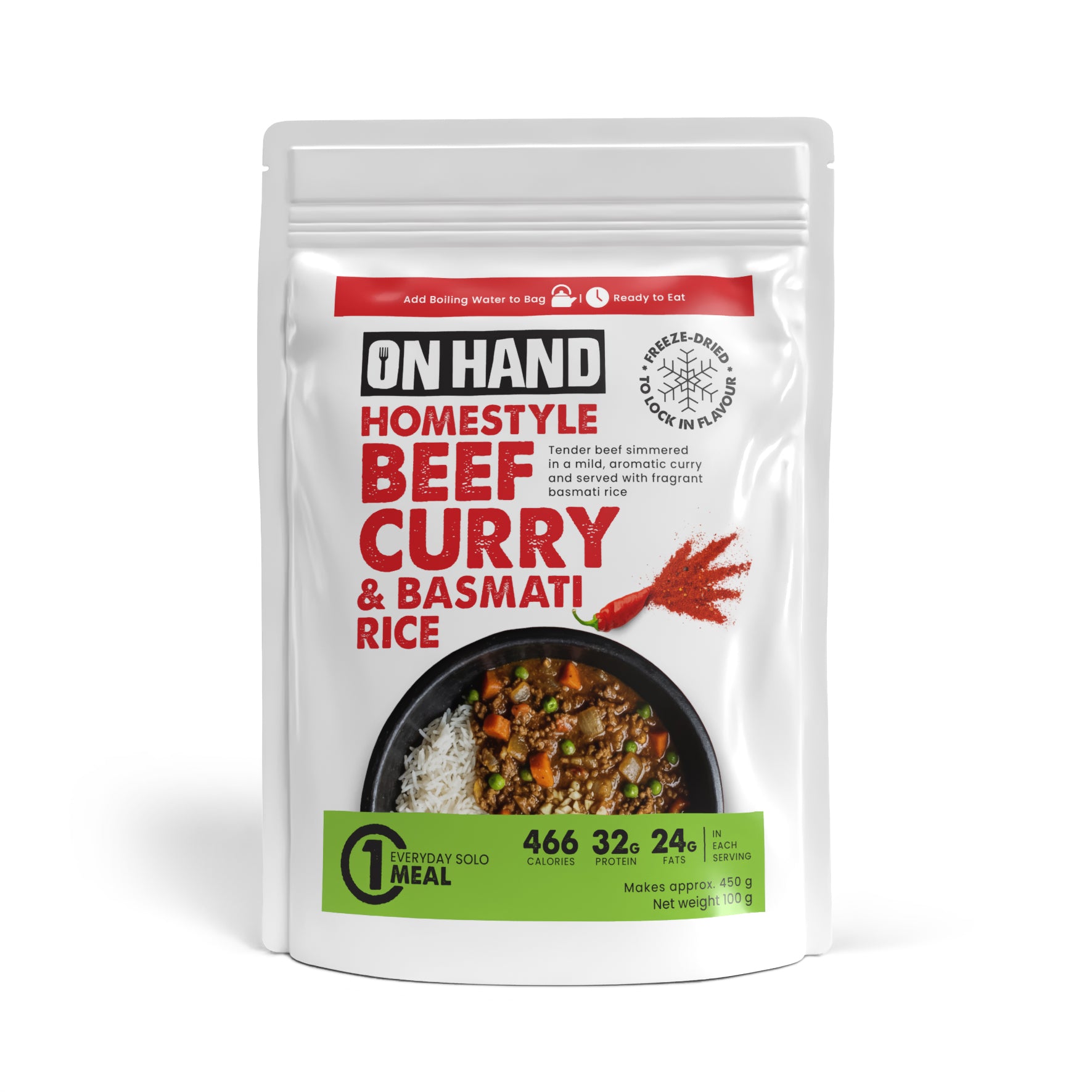 Homestyle Beef Curry & Basmati Rice