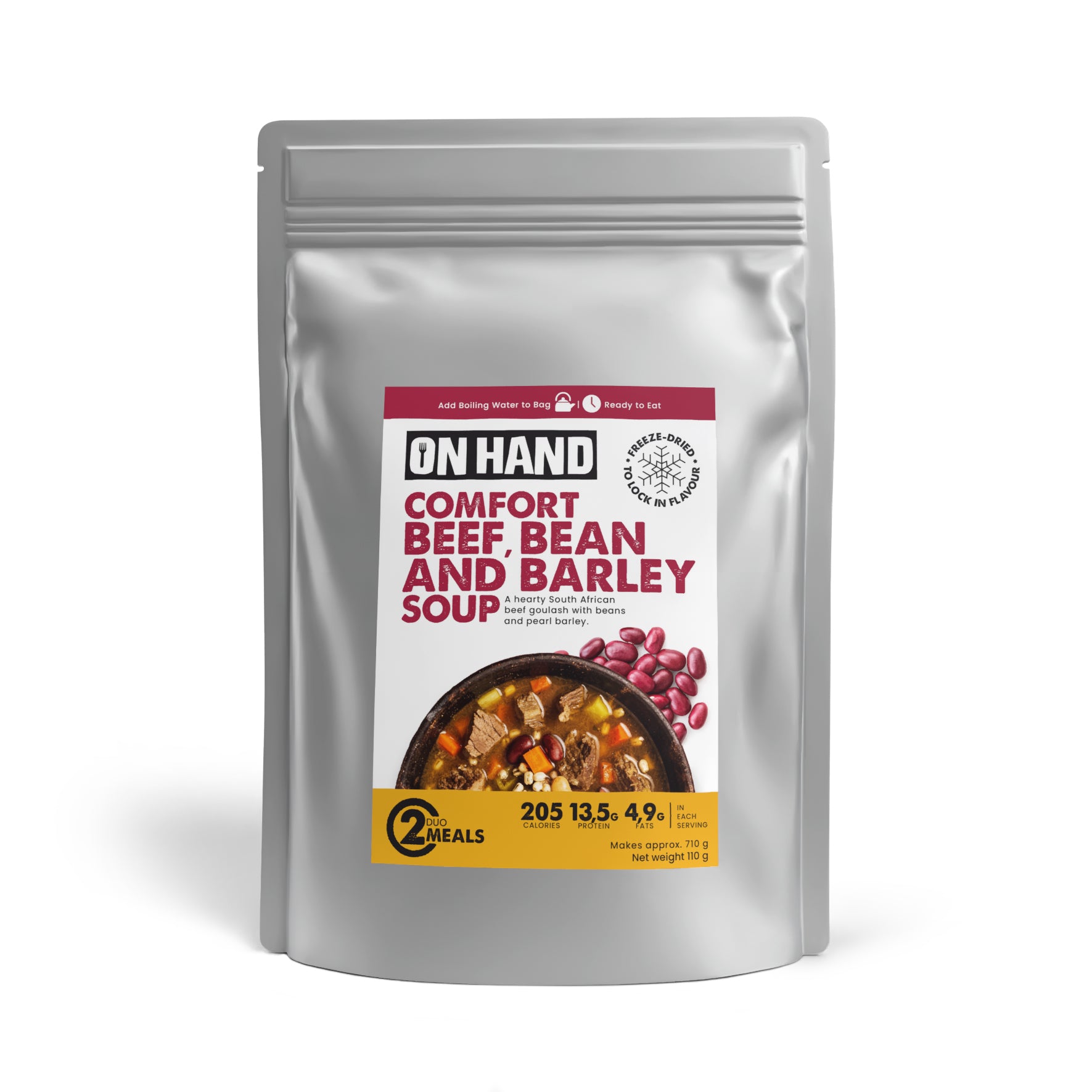 Comfort Beef, Bean & Barley Soup