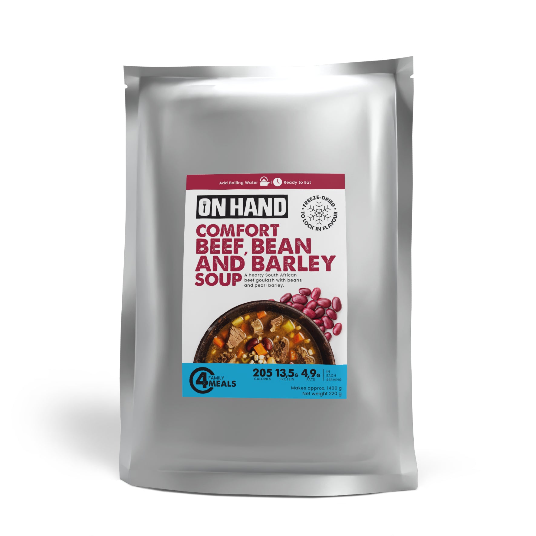 Comfort Beef, Bean & Barley Soup