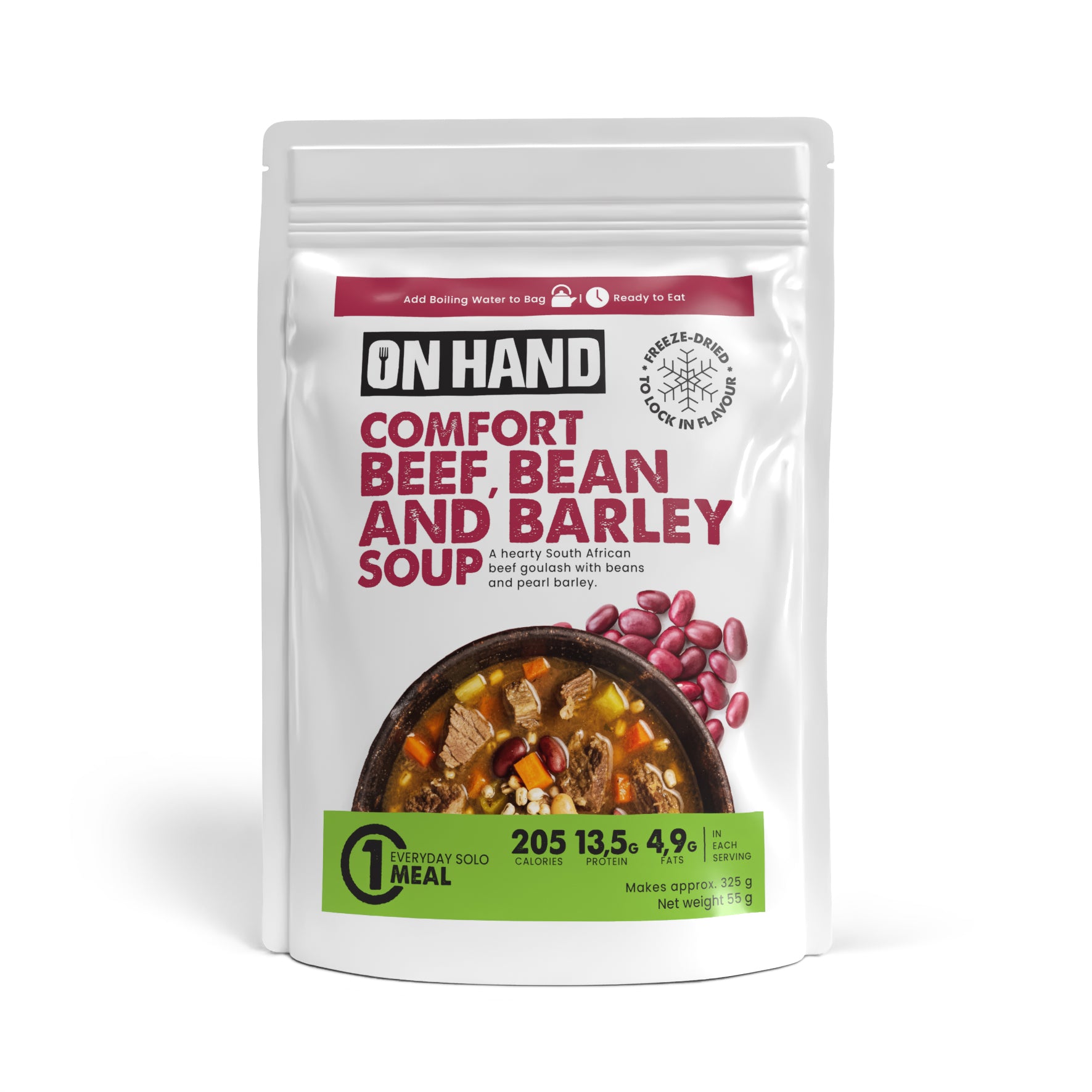 Comfort Beef, Bean & Barley Soup