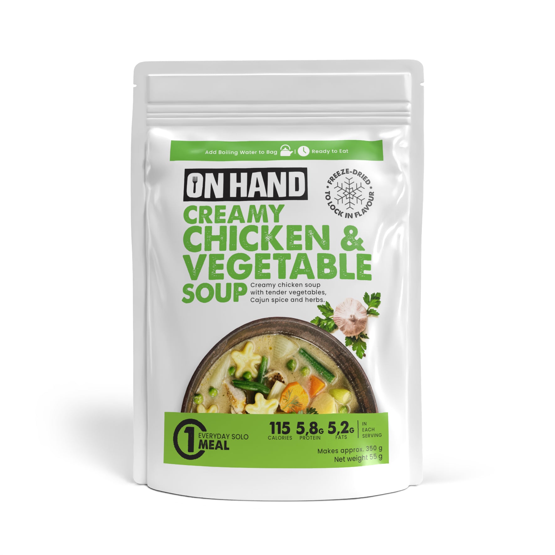 Creamy Chicken and Vegetable Soup