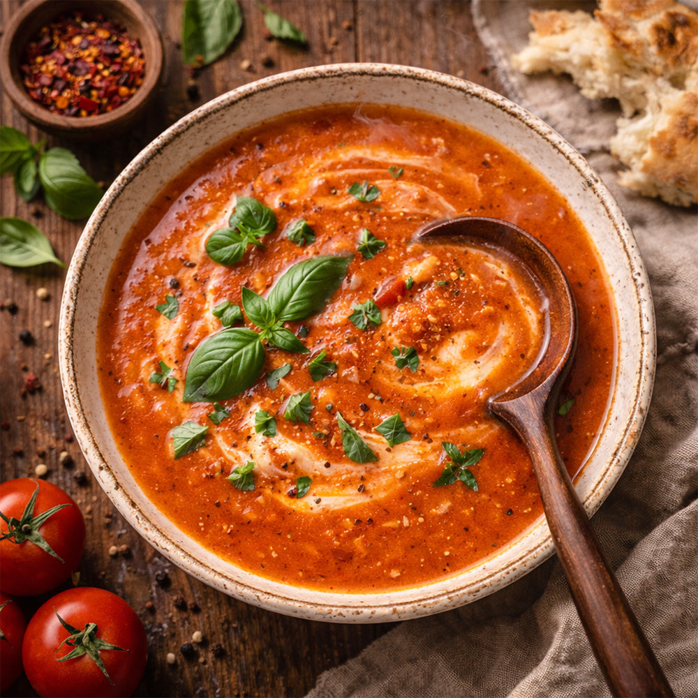 Creamy Tomato and Basil Soup